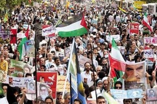 طنین شعارهای ضدصهیونیستی درتهران و سراسرکشور