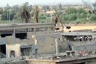 فيلم/ لحظۀ مرگ چندین داعشی بر اثر انفجار تونل
