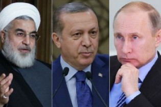 احتمال نشست مشترک روحانی، پوتین و اردوغان