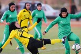 تصاویر/مسابقه لیگ برتر فوتبال زنان در اصفهان