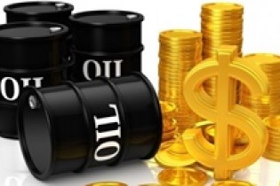 با افزایش قیمت طلا قیمت نفت پایین آمد