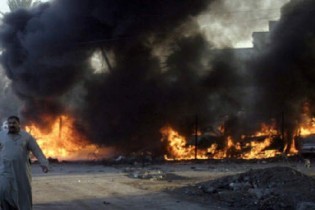 انفجاری شدید لحظاتی پیش شهر بغداد را لرزاند