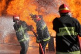 تصاویر/ آتش‌ سوزی مهیب و گسترده در قم