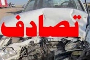 تصادف زنجیره ای در مسیر زنجان - بیجار
