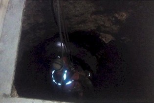 حبس پیرمرد در چاه 7 متری