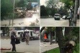 فیلم /انفجار در نزدیکی سفارت آمریکا در کابل