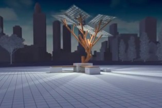اولین درخت خورشیدی در اروپا کاشته شد