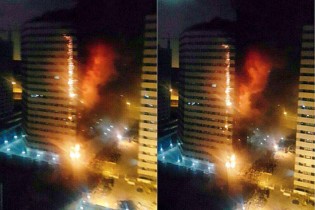 جزییات آتش سوزی برج 22 طبقه در چیتگر