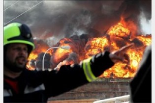 آتش سوزی گسترده درفاز ۱۲ پارس جنوبی