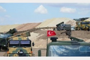 پیشروی تانک‌ها و سربازان ترکیه در استان ادلب سوریه