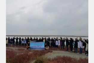 تشکیل زنجیره دانشجویی برای نجات خلیج گرگان