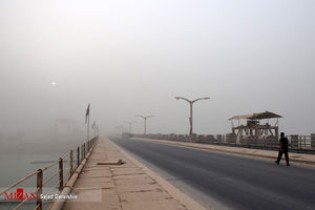 آسمان شهرهای مرزی غبار آلود است