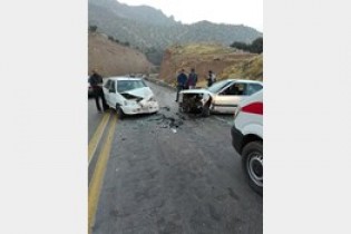 6 کشته و مصدوم در سانحه رانندگی محور حمیل - اسلام آباد غرب