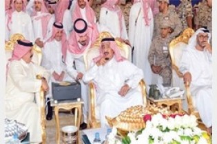 ورود پادشاه بحرین به عربستان