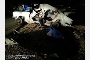مرگ 5 نفر در تصادف 2 خودرو