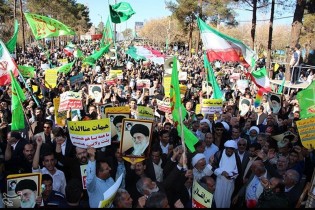 راهپیمایی مردم یزد در محکومیت اغتشاشات اخیر برگزار شد