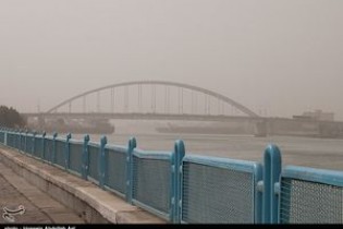 آخرین وضعیت گردوغبار استان خوزستان