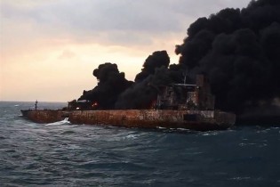 آلودگی های نفتی پرده جدیدی از حادثه سانچی