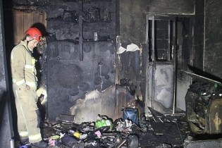 آرایشگاه زنانه در آتش سوخت + تصاویر