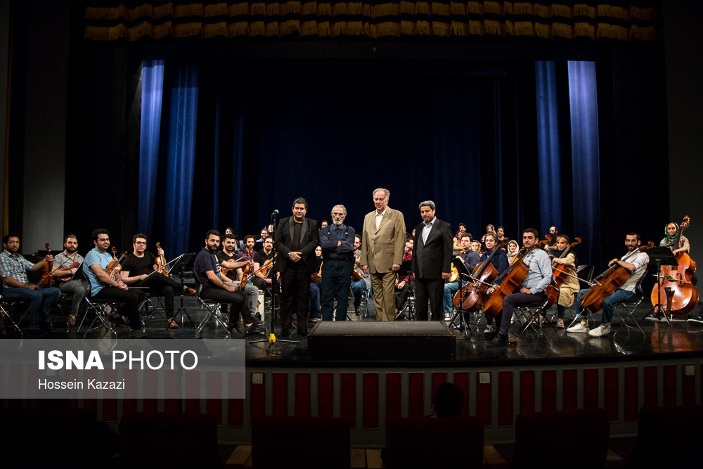 بازدید آلکساندر سرگییویچ ساکولوف رئیس کنسرواتوار چایکوفسکی مسکو از تمرین ارکستر ملی ایران