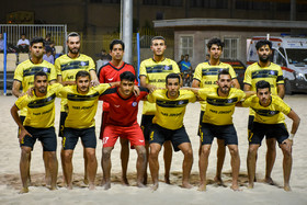 ترکیب تیم فوتبال ساحلی شهید جهان نژادیان آبادان در دیدار با تیم پارس جنوبی بوشهر