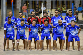 ترکیب تیم فوتبال ساحلی پارس جنوبی بوشهر در دیدار با تیم شهید جهان نژادیان آبادان