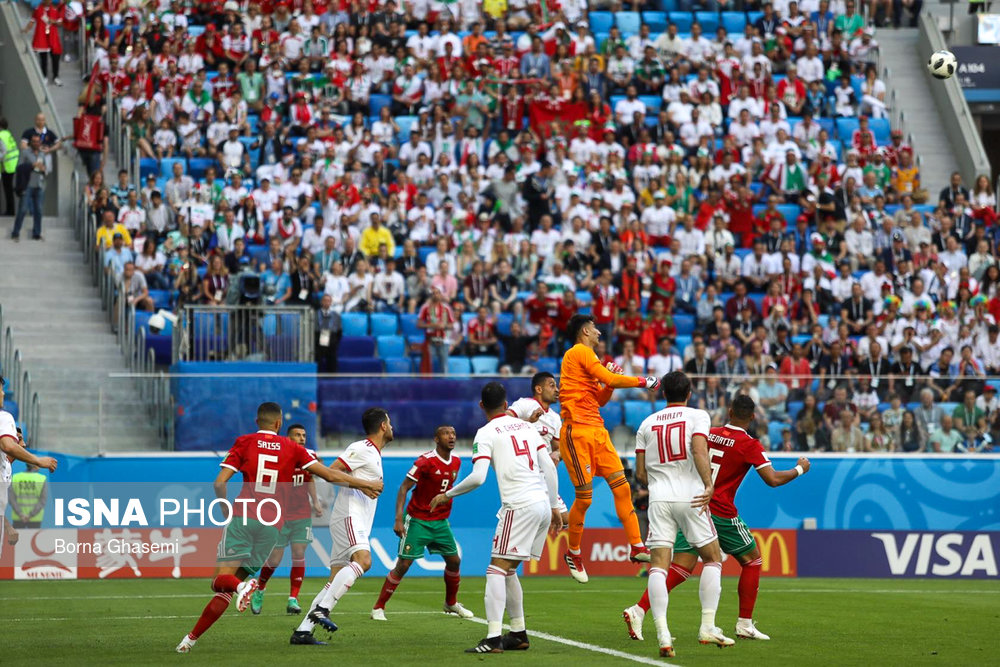 دیدار ایران و مراکش - جام جهانی روسیه ۲۰۱۸