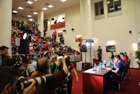 نشست خبری کیروش و مسعود شجاعی قبل از بازی با اسپانیا