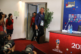 نشست خبری کارلوس کیروش و مسعود شجاعی قبل از بازی با اسپانیا