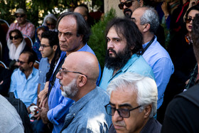 حضور رضا درمیشیان و سیف الله صمدیان در دومین سالگرد فوت عباس کیارستمی