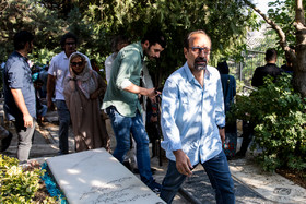 حضور اصغر فرهادی در دومین سالگرد فوت عباس کیارستمی