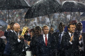 مراسم اهداء جام جهانی ۲۰۱۸ روسیه