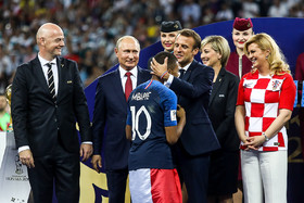 مراسم اهداء جام جهانی ۲۰۱۸ روسیه
