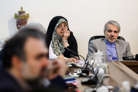 محمد باقر نوبخت(سخنگوی دولت و رییس سازمان برنامه و بودجه) و معصومه ابتکار( مشاور رییس جمهور در امور زنان و خانواده)