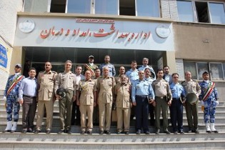 هیئت پزشکی نظامی کشور عمان از بیمارستان بعثت نیروی هوایی ارتش بازدید کرد