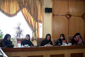 حضور خبرنگاران در نشست خبری لعیا جنیدی، معاون حقوقی رئیس جمهور