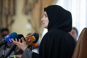 نشست خبری لعیا جنیدی، معاون حقوقی رئیس جمهور