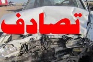 تصادف کاروان عروسی در آزادراه پل زال/ ۲ نفر کشته و ۴ نفر مجروح شد
