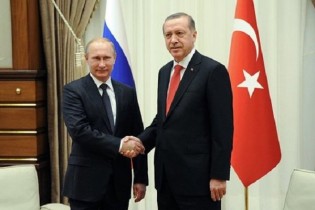 پوتین و اردوغان با یکدیگر دیدار کردند