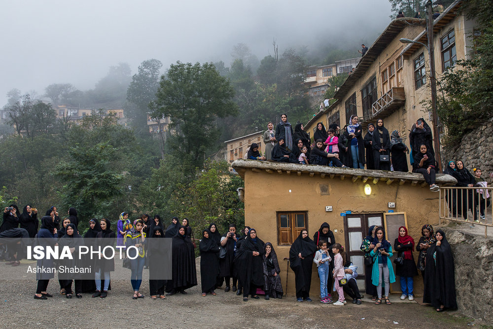 مراسم سنج زنی در شهر تاریخی ماسوله