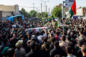 تشییع شهید مدافع حرم «اصغر الیاسی» در کرج