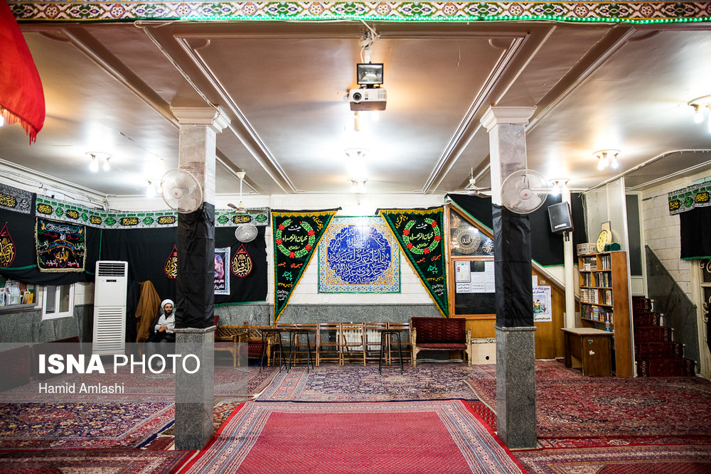 نمایی از «مسجد مصباح الزهرا» که در دوره پهلوی توسط مصطفی دادکان ساخته شد.