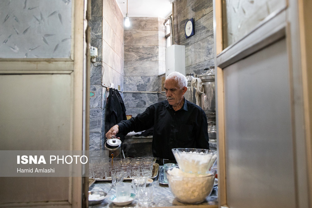 آبدارخانه مسجد اردبیلی‌ها در بازار محله «چاله حصار» تهران