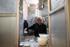 آبدارخانه مسجد اردبیلی‌ها در بازار محله «چاله حصار» تهران