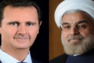 تسلیت بشار اسد به حسن روحانی