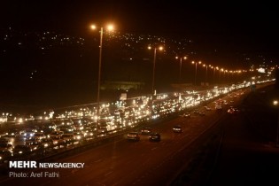 ترافیک سنگین در ورودی های تهران