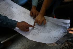 بررسی و مطالعه اولین نقشه تفکیک اراضی منطقه ده‌ونک توسط ساکنان و فعالان اجتماعی