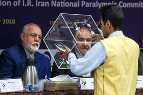 مسعود سلطانی فر در مجمع انتخاباتی کمیته ملی پارالمپیک