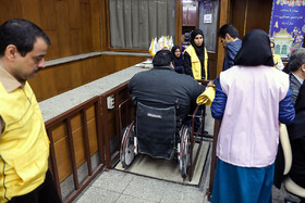 سیامند رحمان در  حاشیه مجمع انتخاباتی کمیته ملی پارالمپیک