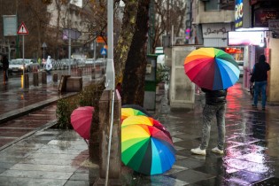 باد و باران هوای تهران را بهبود می‌بخشد